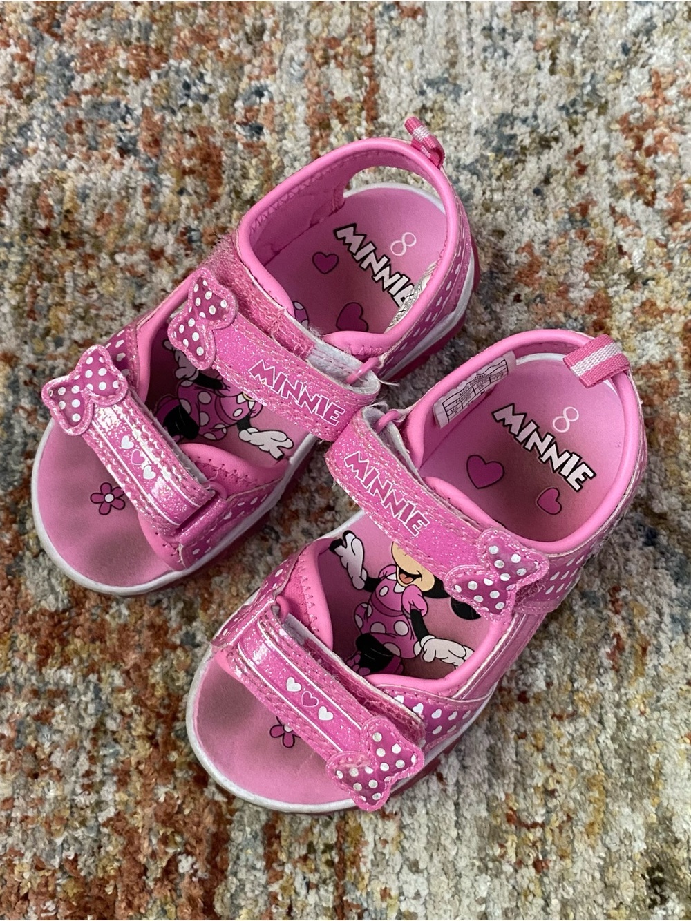 Minnie Mouse Pink Light up Sandals for Toddlers